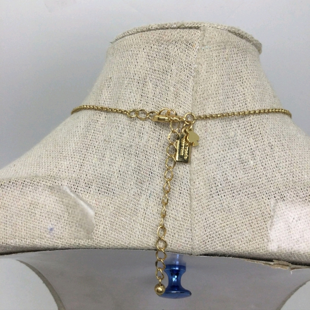 Kate Spade New York Iridescent Faceted Rhinestone Pendant Necklace – 18" EUC - Picture 4 of 6